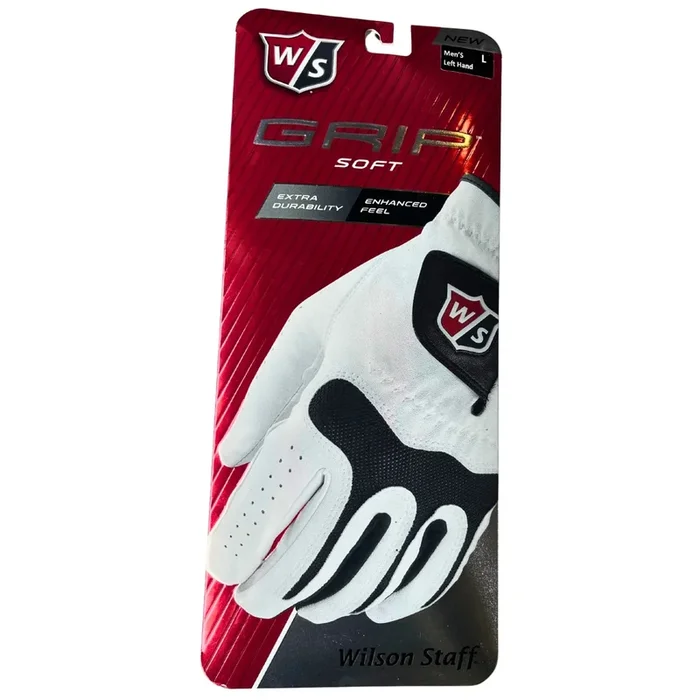 Wilson Staff Grip Soft Glove – White- Size L – LH