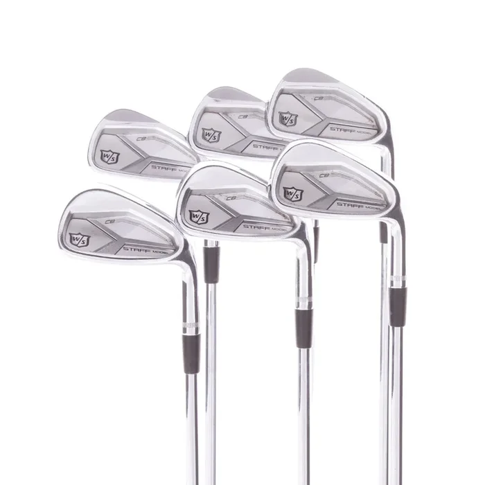 Wilson Staff Model CB Steel Men’s Right Hand Irons 5-PW Stiff – Dynamic Gold S300