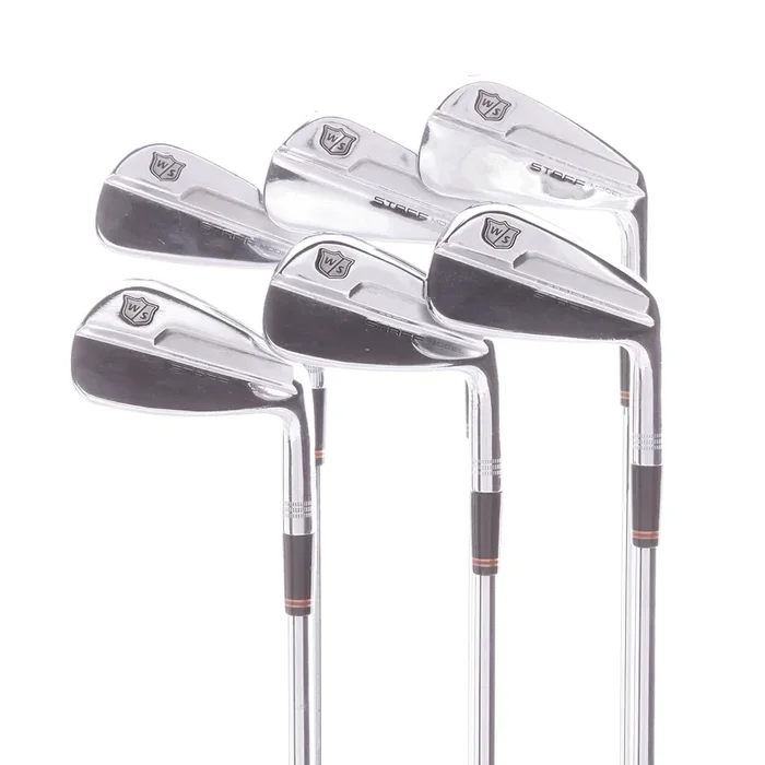 Wilson Staff Staff Model Blades Steel Men’s Right Hand Irons 5-PW Stiff – True Temper Dynamic Gold S300