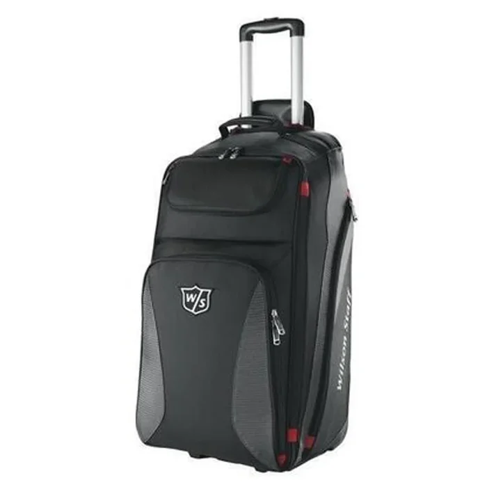 Wilson Wheeled Travel Bag – Black/Silver