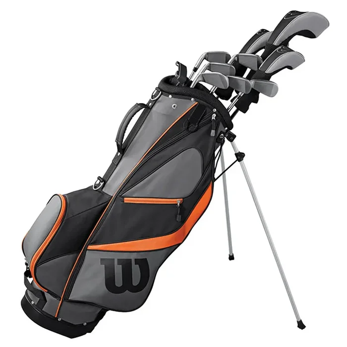 Wilson X31 Golf Package Set with Stand Bag – Graphite (+1″)