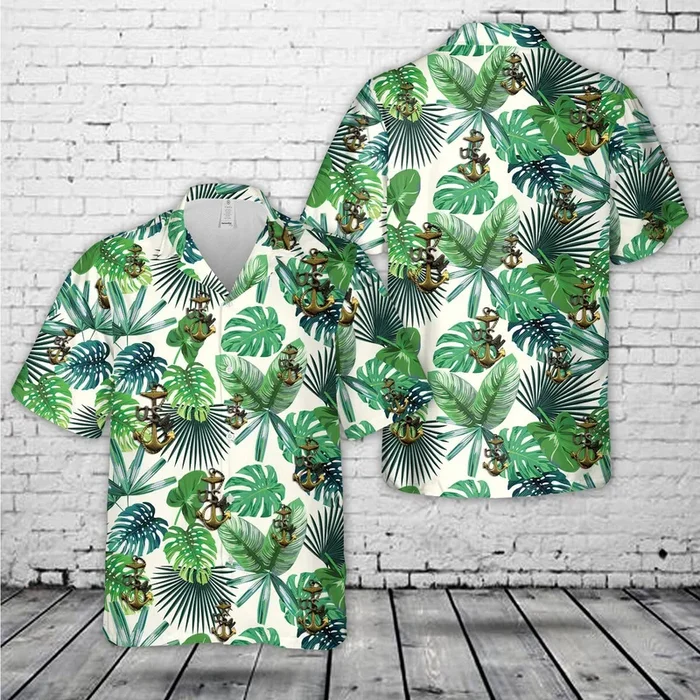 WWI US Navy Chief Petty Officer (CPO) Badge Hawaiian Shirt – Fanshubus.com