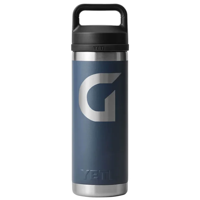 YETI Rambler 18 oz Water Bottle with Chug Cap (with ‘G’ logo)