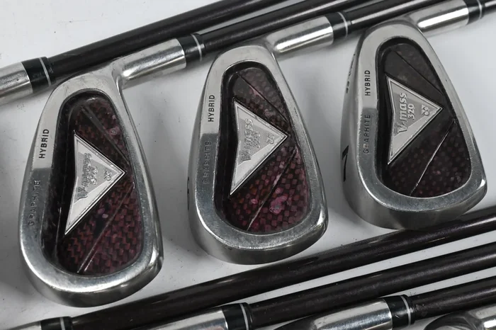 Yonex V-Mass 320 Irons / 4-PW+SW / Ladies Flex Yonex Ultimum Ti 6 Shafts