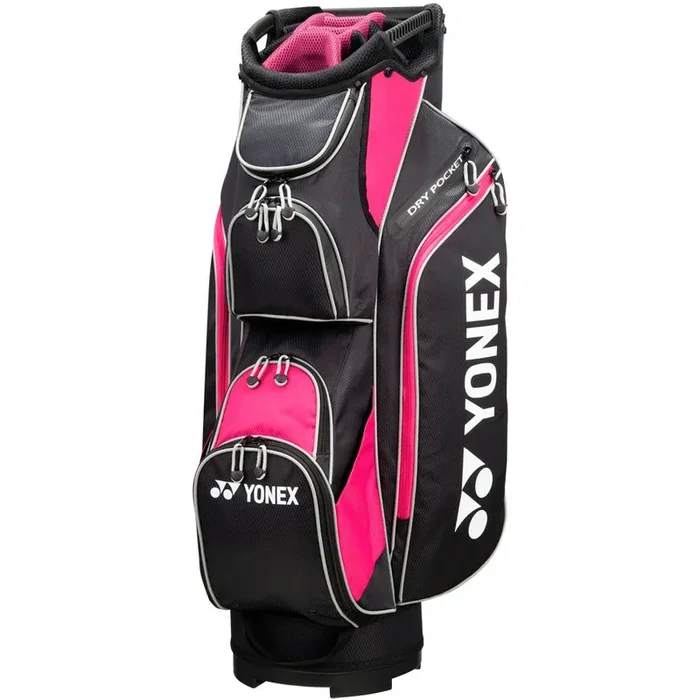Yonex Waterproof Cart Bag – Black/Pink