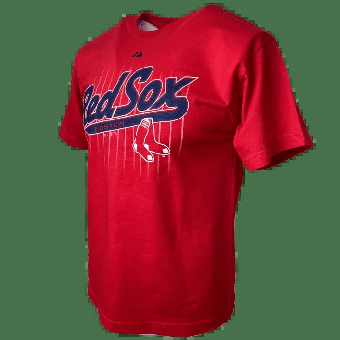 Youth Boston Red Sox MLB Majestic Red T-Shirt