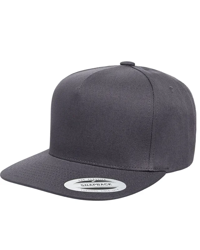 Yupoong Adult 5-Panel Cotton Twill Snapback Cap